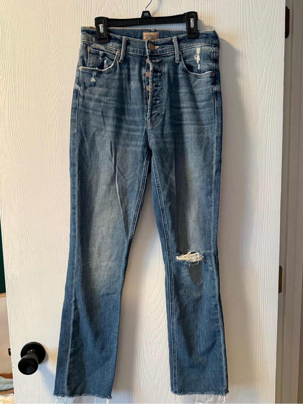 MOTHER The Tomcat Ankle Fray Jeans โ Size 26